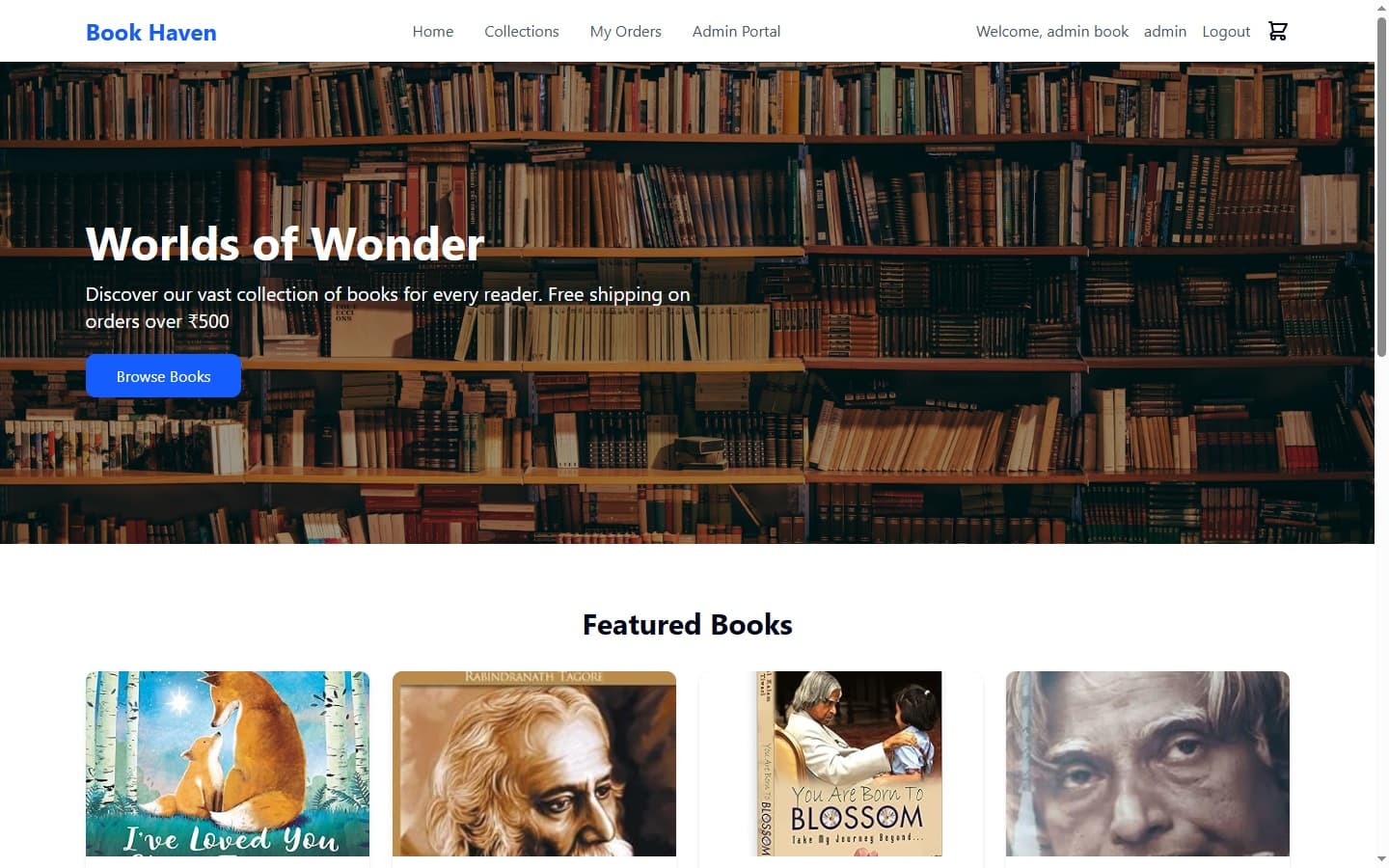 Bookstore Website